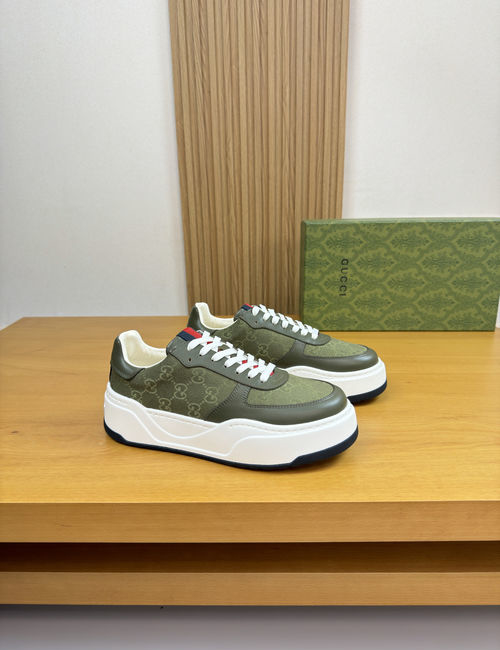 Gucci Nappa Leather Totem Casual Sneakers