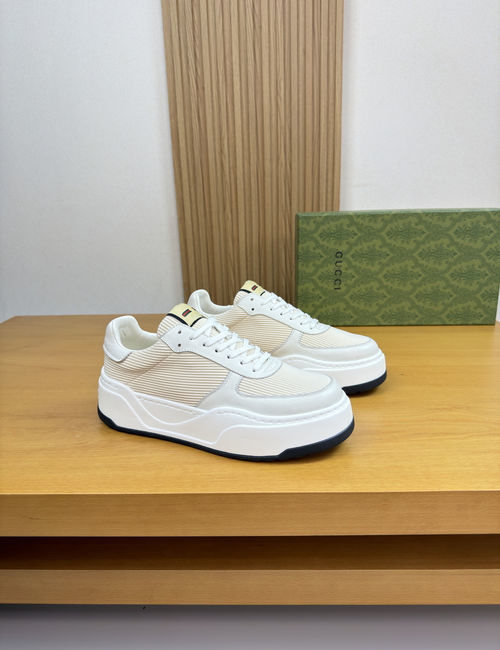 Gucci Casual Sneakers With Cowhide Upper