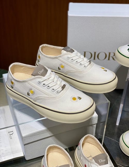 Christian Dior CD Saltwind Embroidered Casual Sneakers