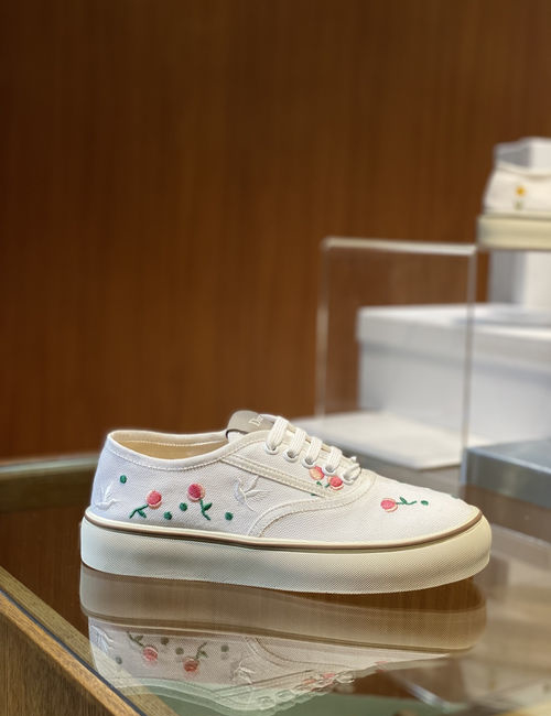 Christian Dior CD Saltwind Embroidered Casual Sneakers