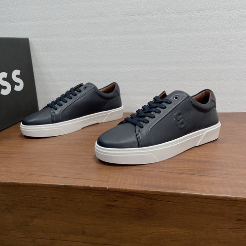 Hugo Boss Gary Leather Sneakers Blue