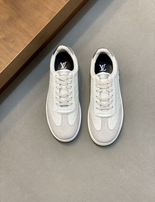 Lougou Cow Leather TPU Sole Casual Sneakers