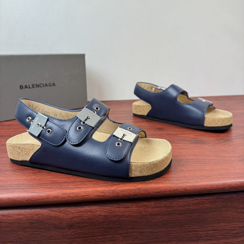 Balenciaga Collaboration Strap Sandals With Ergonomic Sole