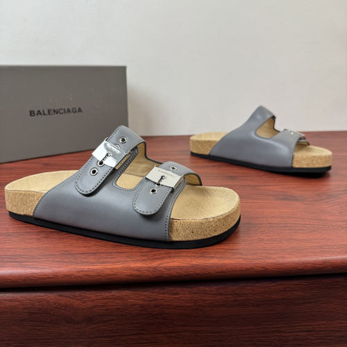 Balenciaga Collaboration Strap Sandals With Ergonomic Sole