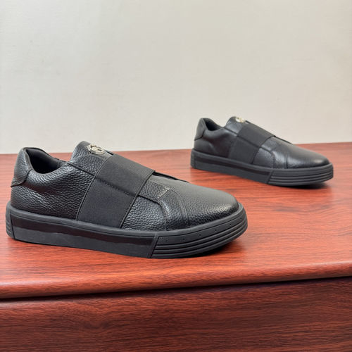 Stefano Ricci Stitching Leather Casual Sneakers