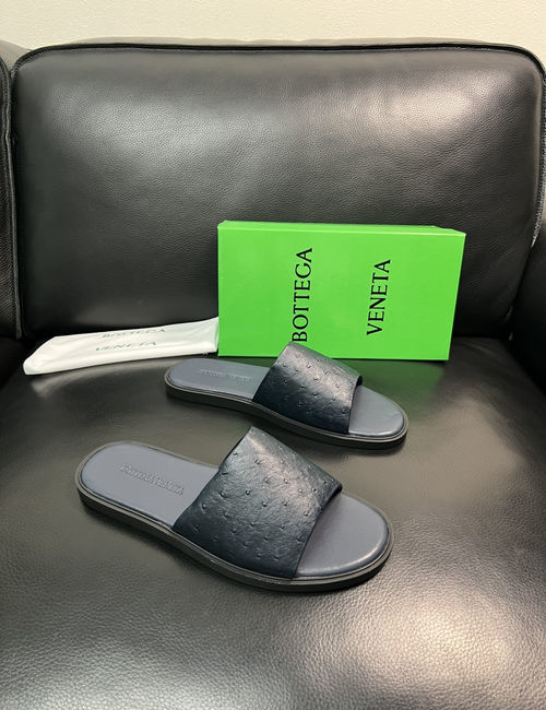 Bottega Veneta BV Cowhide Slides Comfortable Original Sole
