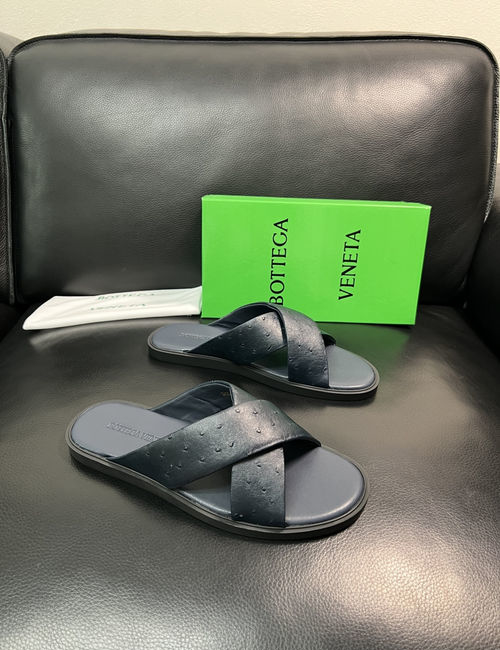Bottega Veneta BV Cowhide Slides Comfortable Original Sole