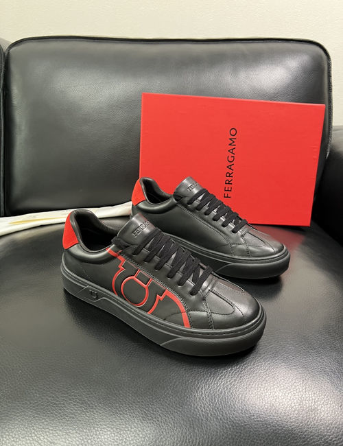 Ferragamo Premium Leather Casual Shoes