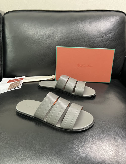 Loro Piana LP Premium Leather Slippers With Comfort Sole