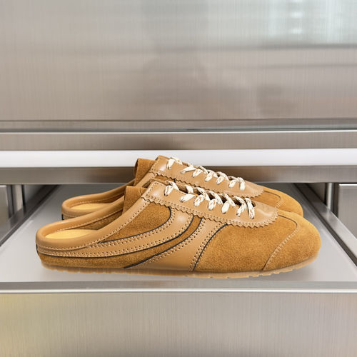 Dries Van Noten DVN Retro Suede Paneled Sneakers