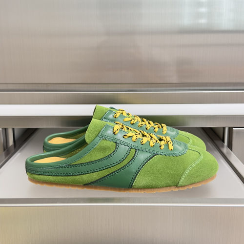 Dries Van Noten DVN Retro Suede Paneled Sneakers