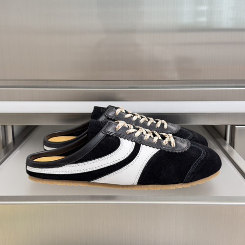 Dries Van Noten DVN Retro Suede Paneled Sneakers
