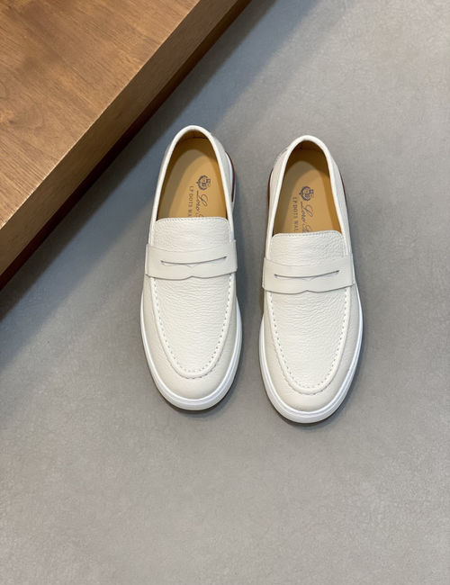 Loro Piana LP Tennis Walk Leather Casual Loafers