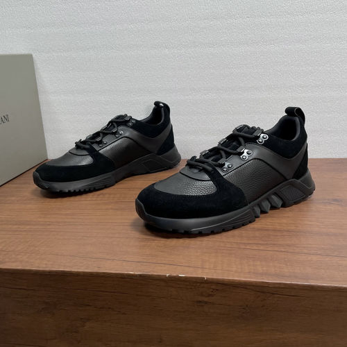 Armani Suede Stitched Casual Sports Shoes