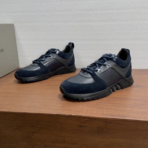 Armani Suede Stitched Casual Sports Shoes
