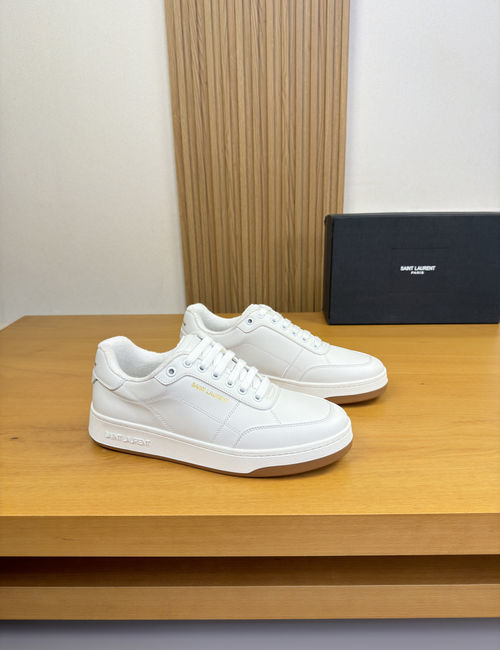 Yves Saint Laurent YSL Premium Casual Leather Sneakers With TPR Sole