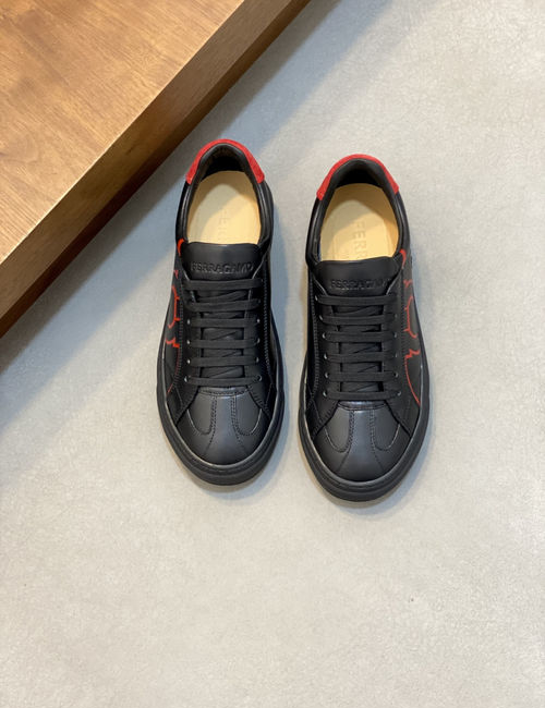 Ferragamo Gancini Low-top Casual Retro Shoes