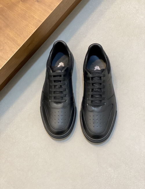 Tods Leather Casual Sneakers With Rubber Sole