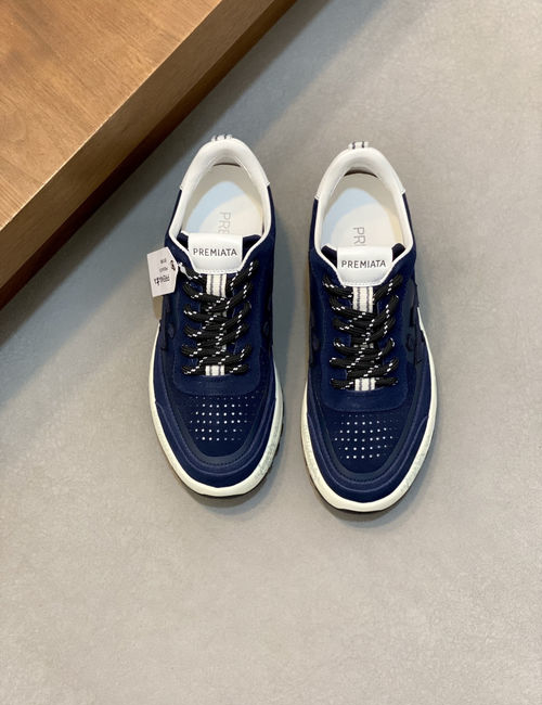 Premiata Nappa Leather Casual Sneakers