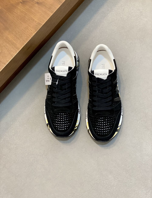 Premiata Nappa Leather Casual Sneakers