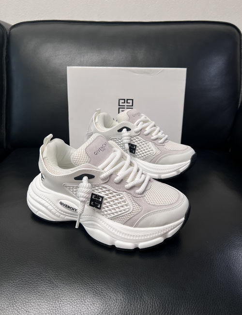Givenchy Premium Leather Mesh Casual Sneakers