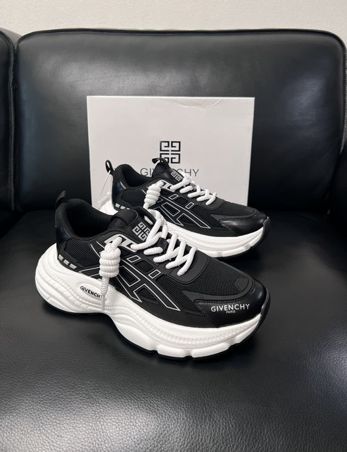 Givenchy Premium Leather Mesh Casual Sneakers