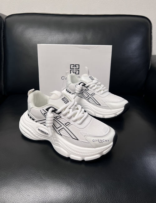 Givenchy Premium Leather Mesh Casual Sneakers