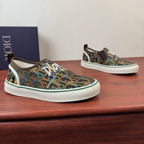 Christian Dior CD Saltwind Loafers Brown With Letters