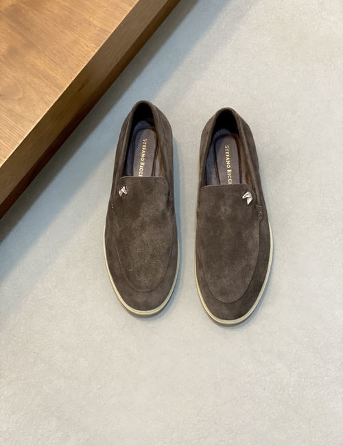 Stefano Ricci Formal Casual Leather Shoes With Buckle