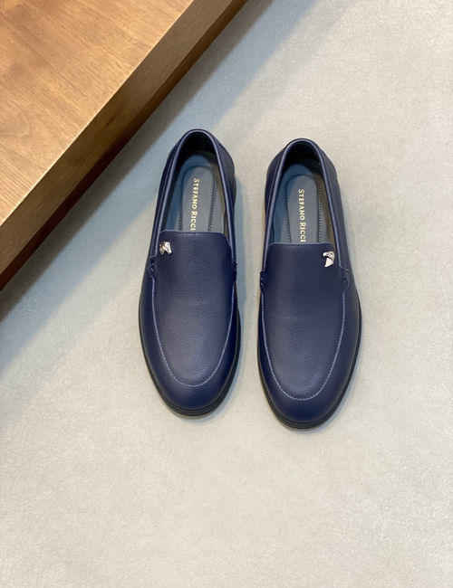 Stefano Ricci Formal Casual Leather Shoes With Buckle