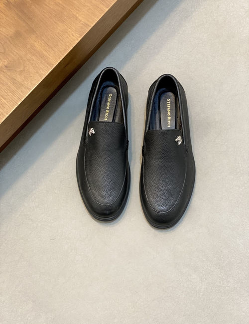 Stefano Ricci Formal Casual Leather Shoes With Buckle