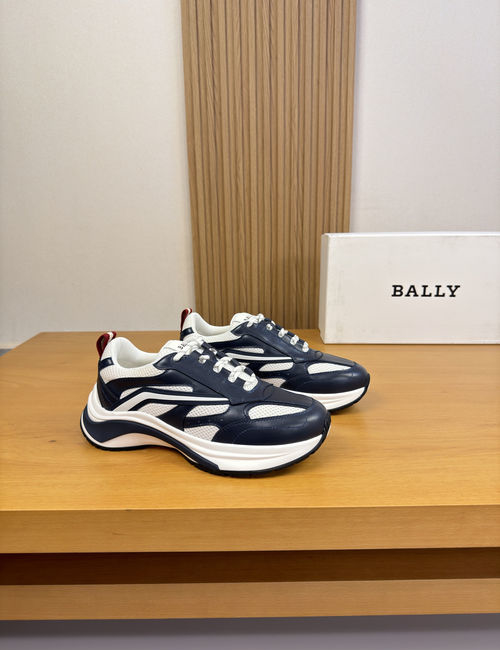 Bally Premium Cowhide Casual Sports Sneakers