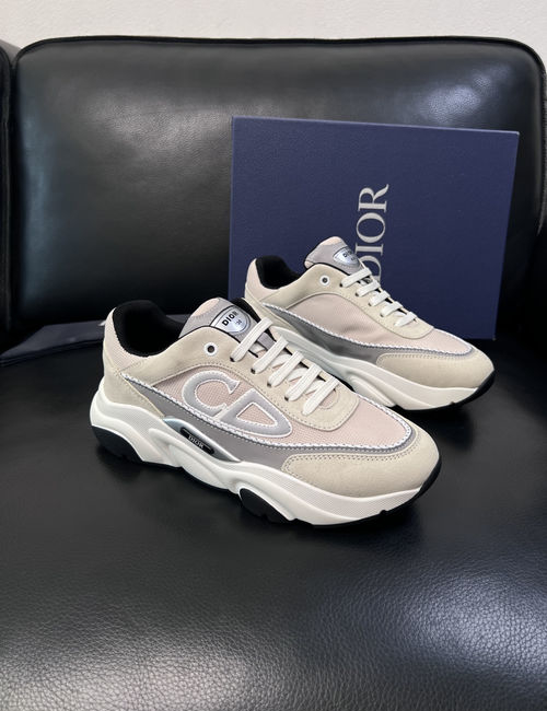 Christian Dior CD Genuine Leather Casual Sneakers