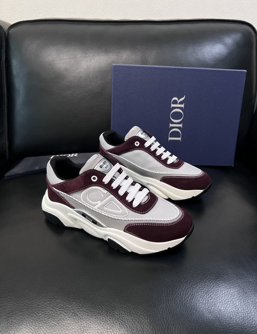 Christian Dior CD Genuine Leather Casual Sneakers