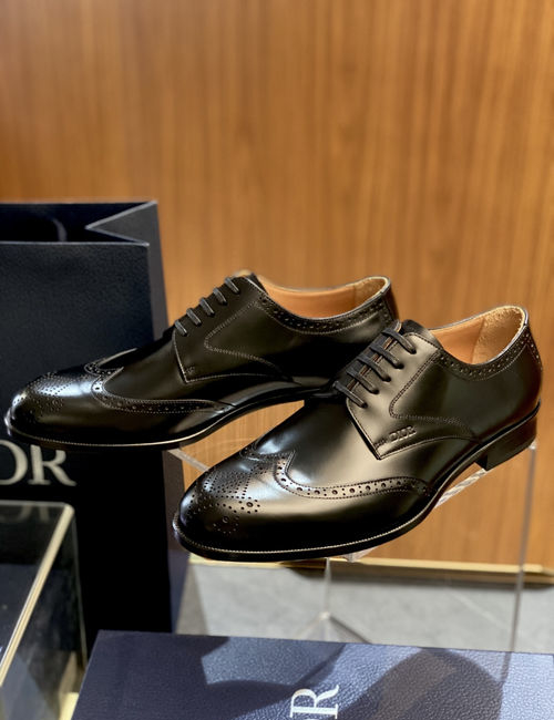 Christian Dior CD Timeless Leather Derby Shoes