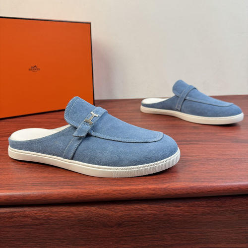 Hermes Mix Mule Shoes With H Buckle