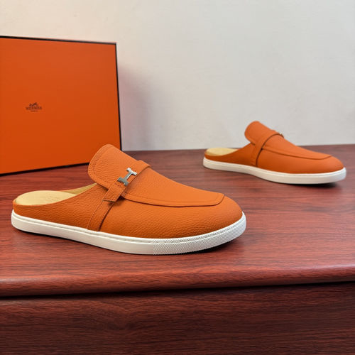 Hermes Mix Mule Shoes With H Buckle