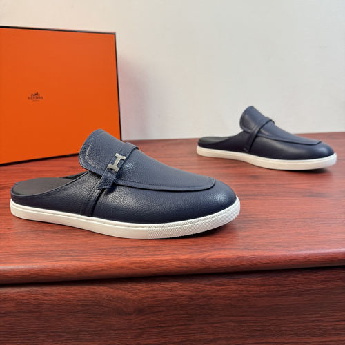 Hermes Mix Mule Shoes With H Buckle