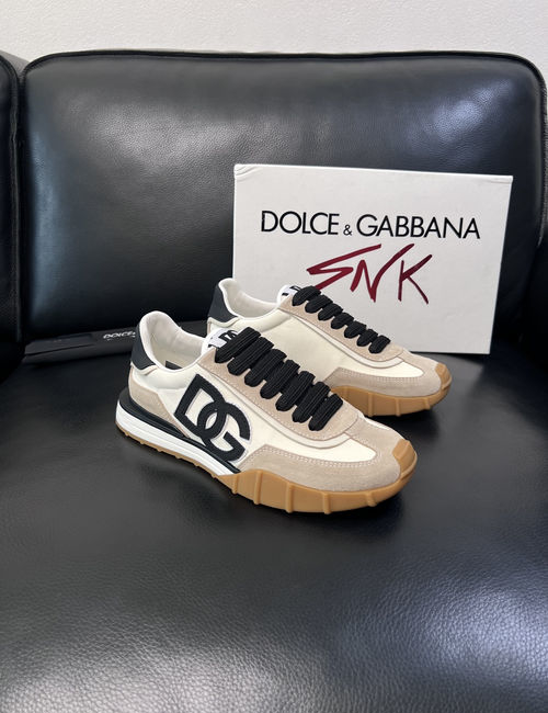 Dolce & Gabbana DG Premium Cowhide Comfortable Sneakers