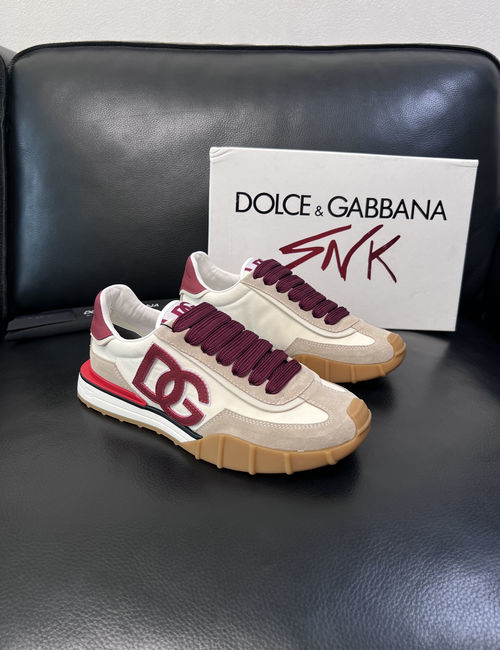 Dolce & Gabbana DG Premium Cowhide Comfortable Sneakers