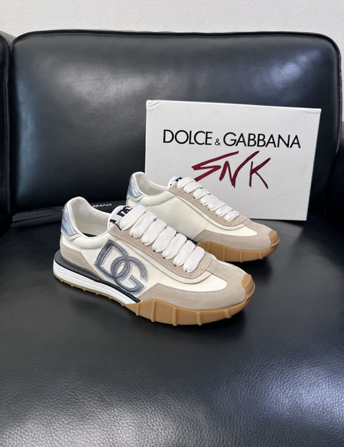 Dolce & Gabbana DG Premium Cowhide Comfortable Sneakers