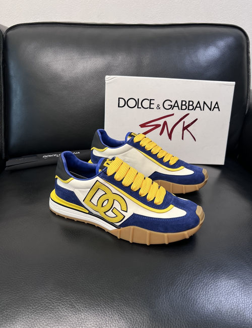 Dolce & Gabbana DG Premium Cowhide Comfortable Sneakers