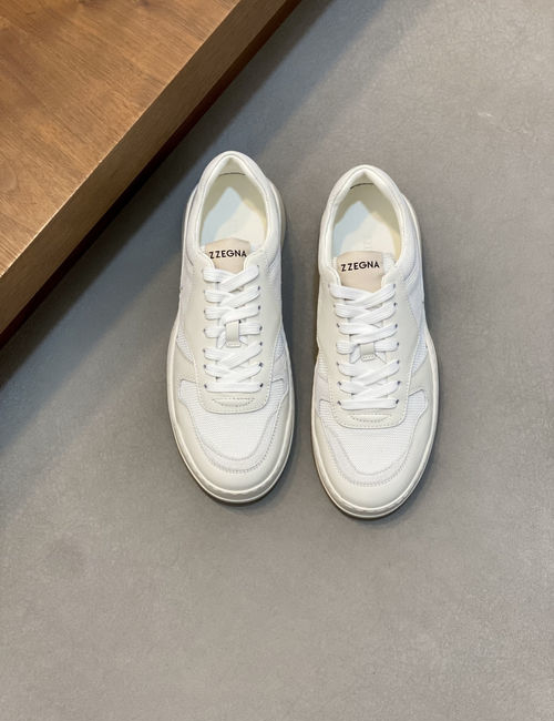 Zegna Triple Stitch Monte Breathable Casual Sneakers