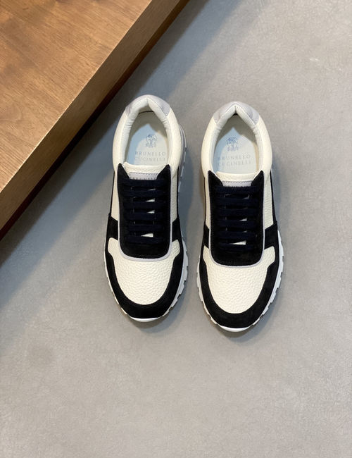 Brunello Cucinelli BC Colorblock Casual Sneakers With Soft Sole