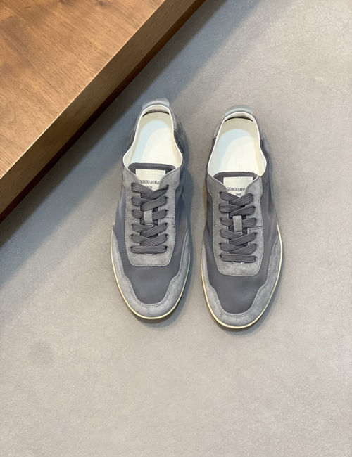 Armani Gyo Series Suede Casual Sneakers