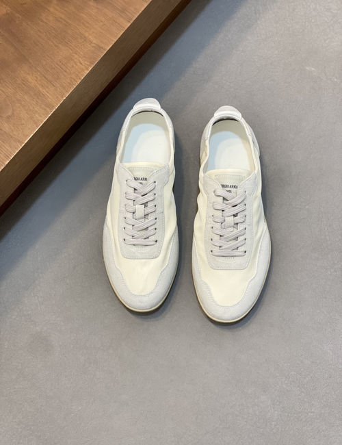 Armani Gyo Series Suede Casual Sneakers