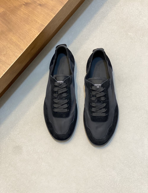 Armani Gyo Series Suede Casual Sneakers