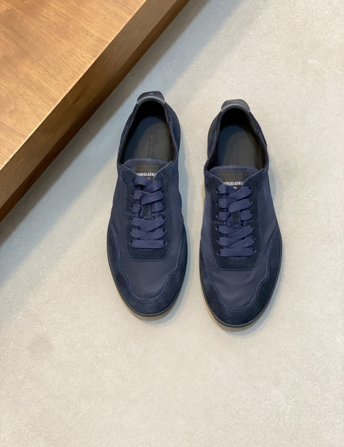 Armani Gyo Series Suede Casual Sneakers