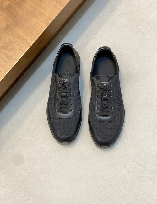 Armani Gyo Series Suede Casual Sneakers