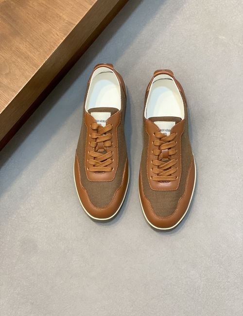 Armani Gyo Series Suede Casual Sneakers